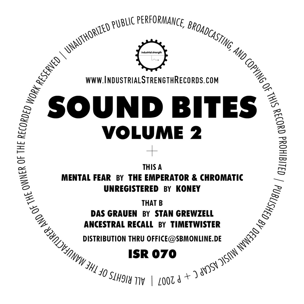 Обложка альбома «Soundbites Vol 2» — Emperator, Stan Grewzell, Koney, Timetwister & Chromatic
