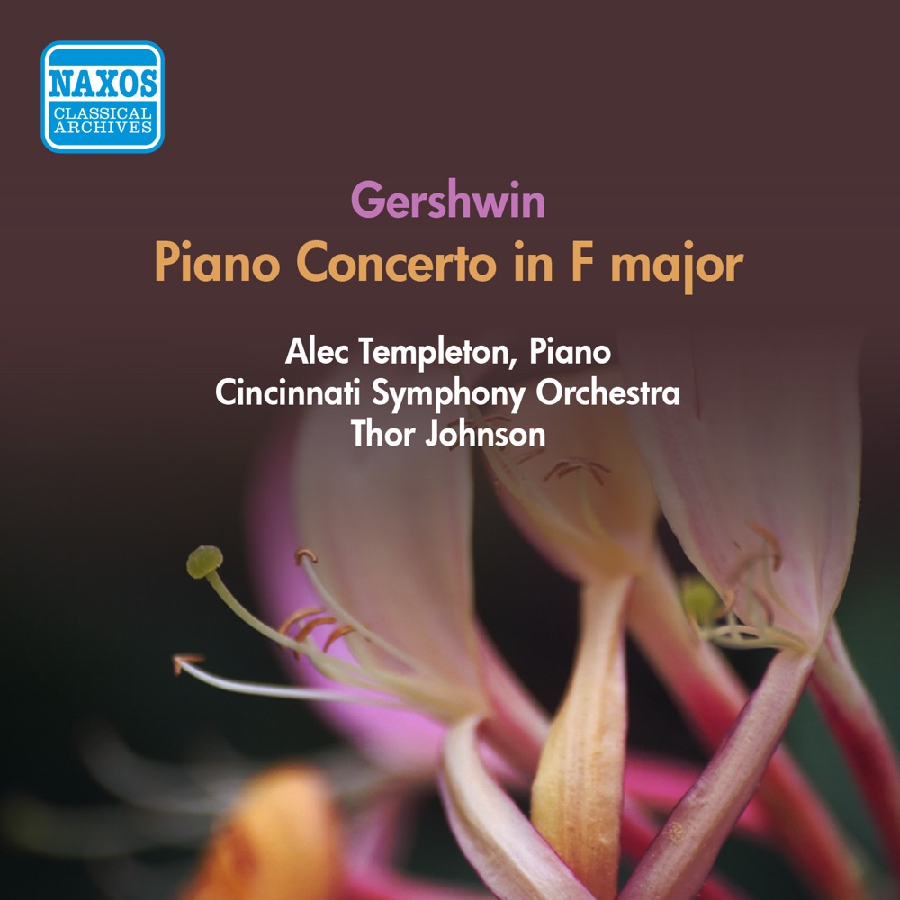 Обложка альбома «Gershwin, G.: Piano Concerto in F Major (Templeton, Cincinnati Symphony, T. Johnson) (1953)» — Alec Templeton, Cincinnati Symphony Orchestra & Thor Martin Johnson