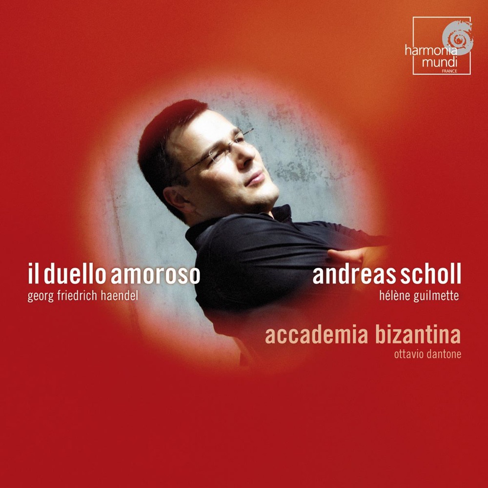 Обложка альбома «Handel: Il Duello Amoroso (Italian Cantatas for Solo Alto)» — Accademia Bizantina, Andreas Scholl & Hélène Guilmette