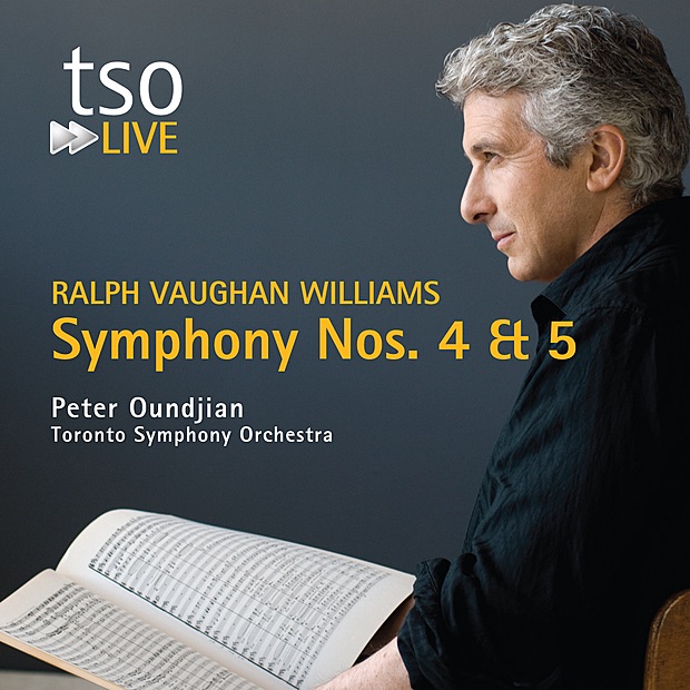 Обложка альбома «Ralph Vaughan Williams: Symphony Nos. 4 & 5» — Toronto Symphony Orchestra & Peter Oundjian
