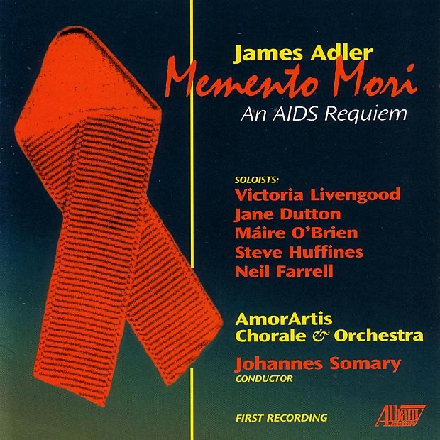 Обложка альбома «James Adler: Memento Mori (An AIDS Requiem)» — AmorArtis Chorale & Orchestra & Johannes Somary