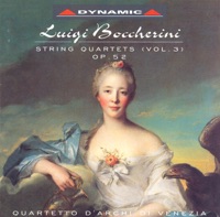 Boccherini: String Quartets, Vol. 3 - Op. 52 - Quartetto d'Archi di Venezia