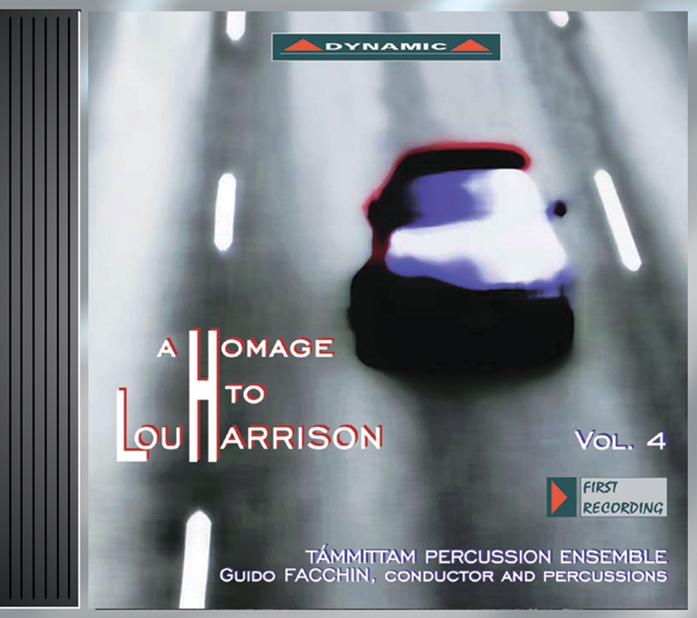 Обложка альбома «Harrison: A Homage to Lou Harrison, Vol. 4» — Guido Facchin, Tammittam Percussion Ensemble & Pierpaolo Turetta