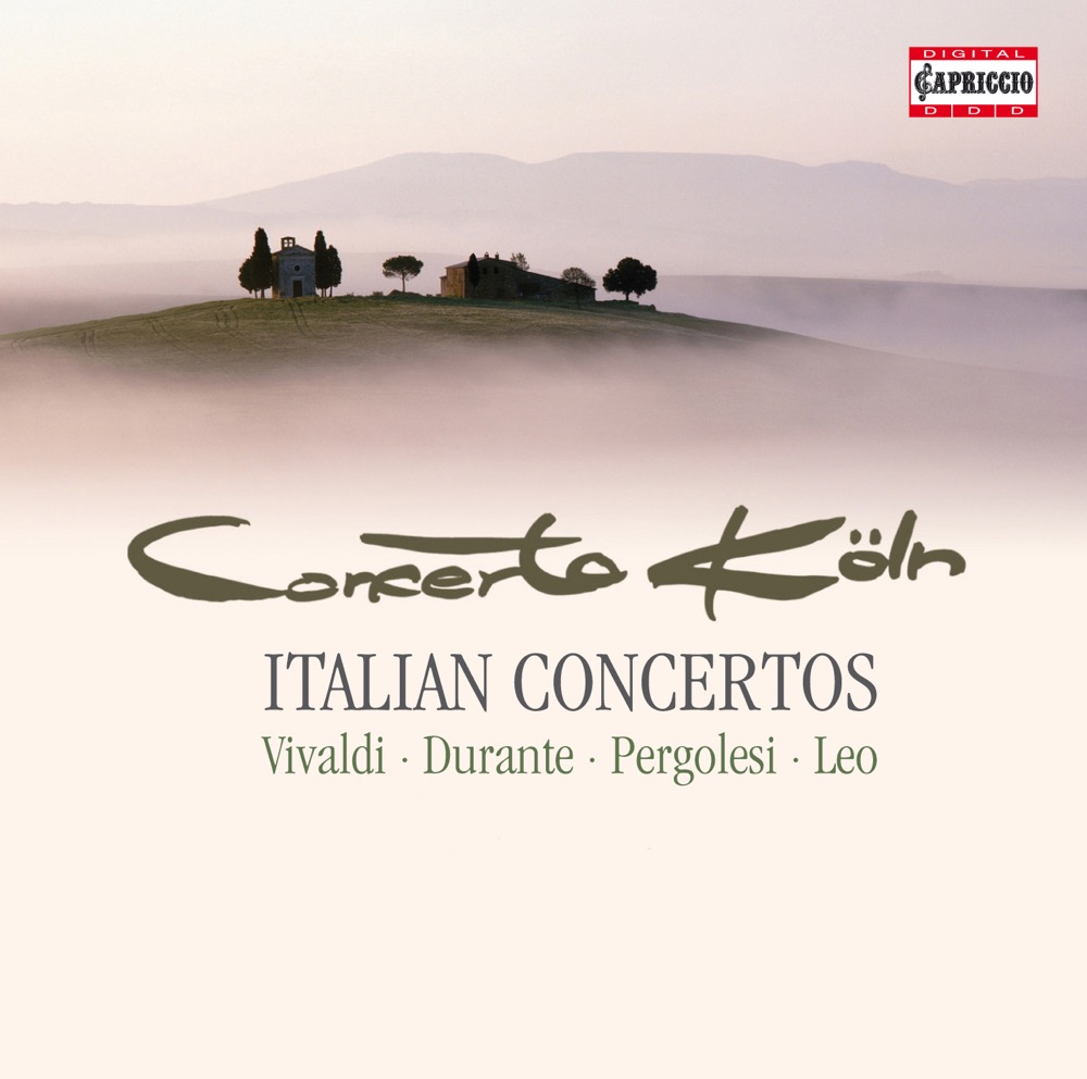Обложка альбома «Italian Concertos» — Concerto Köln, Werner Erhardt, Werner Matzke, Eberhard Zummach, Gerald Hambitzer, Andrea Keller, Michael Niesemann & David Mings