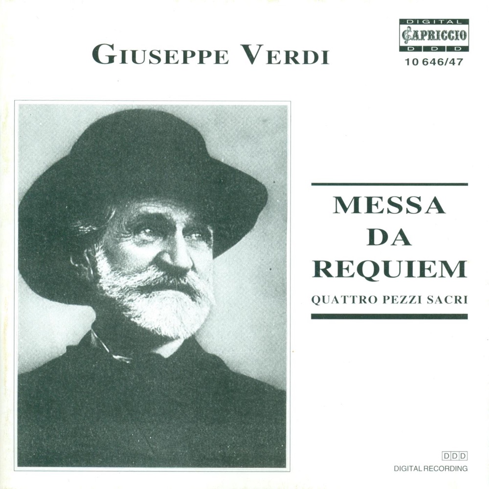 Обложка альбома «Verdi, G.: Messa Da Requiem» — Franco de Grandis, Vincente Ombuena Valls, Stefania Toczyska, Emil Tabakov, Sofia Philharmonic Orchestra, Bulgarian National Choir & Olga Romanko