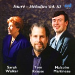 Fauré: Melodies, Vol. 3