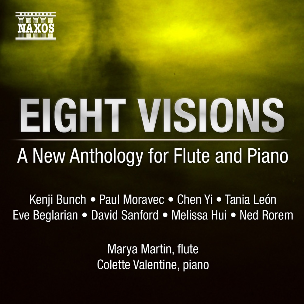 Обложка альбома «Eight Visions - A New Anthology for Flute and Piano» — Marya Martin, Colette Valentine & Eve Beglarian