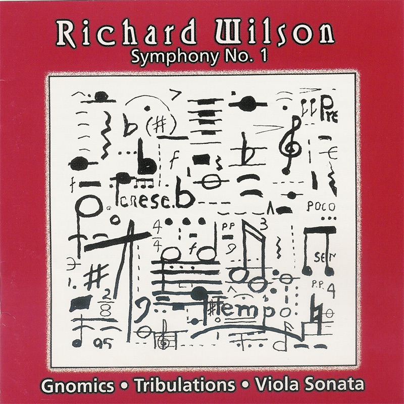 Обложка альбома «Wilson: Symphony No. 1, Tribulations, Gnomics, Viola Sonata» — James Sedares, Laura Flax & New Zealand Symphony Orchestra