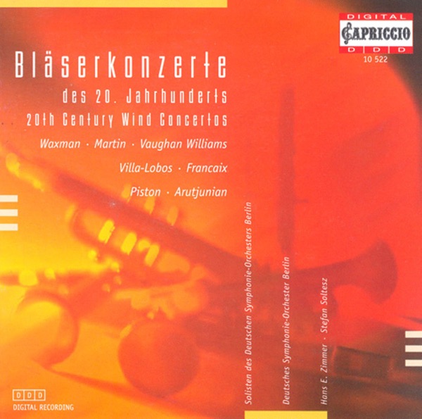Vaughan Williams, R.: Bass Tuba Concerto in F Minor - Francaix, J.: Quadruple Concerto - Waxman, F.: Athaneal (20Th Century Wind Concertos)