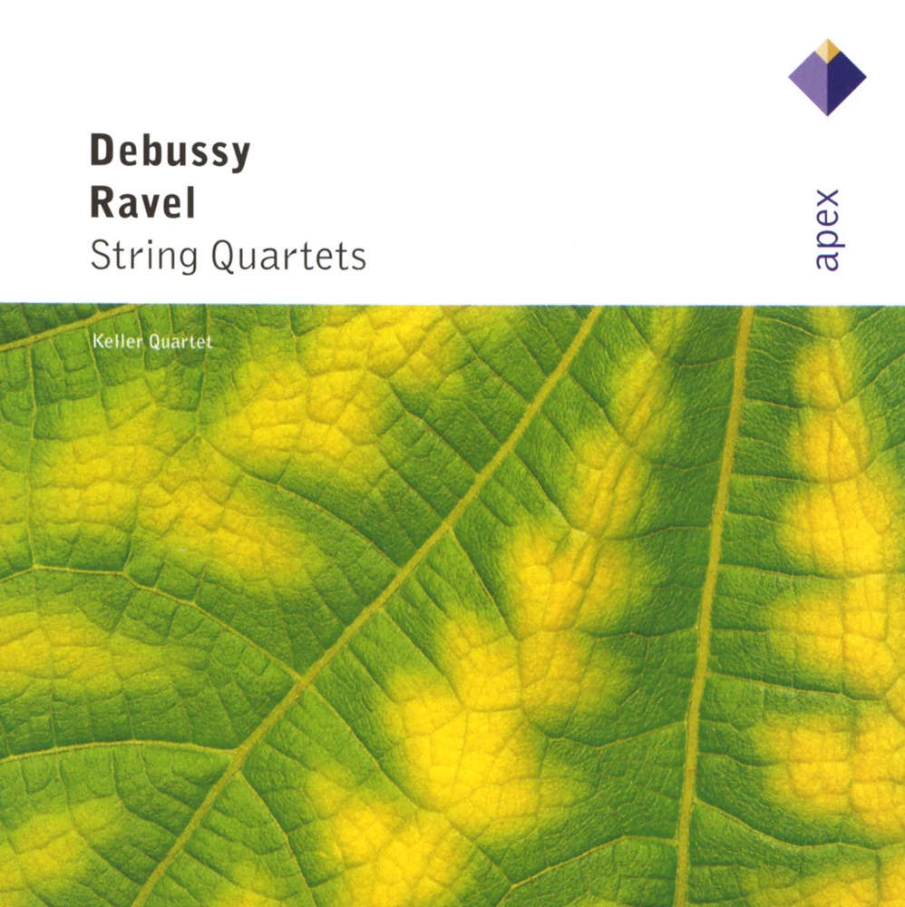 Обложка альбома «Debussy - Ravel: String Quartets» — Keller Quartett