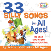 Cover art for 33 Silly Songs for All Ages by The Wonder Kids