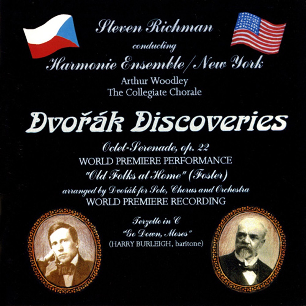 Обложка альбома «Dvorak Discoveries» — Harmonia Nova Orchestral Ensemble, Steven Richman, Scott Brubaker, Nardo Poy, Katsuko Esaki, Robert Yamins, Richard Rood, Gerald Robbins & Arthur Woodley