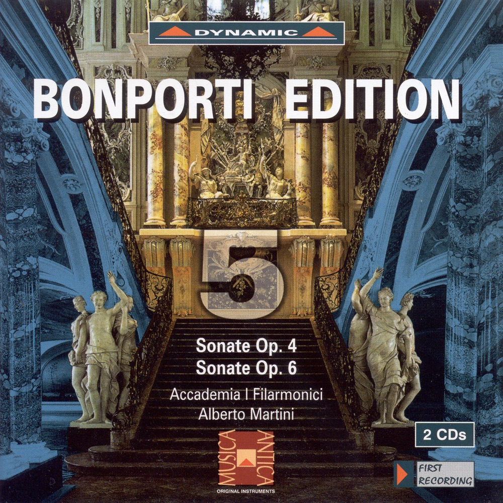 Обложка альбома «Bonporti Edition, Vol. 5 - Chamber Sonatas» — Accademia I Filarmonici