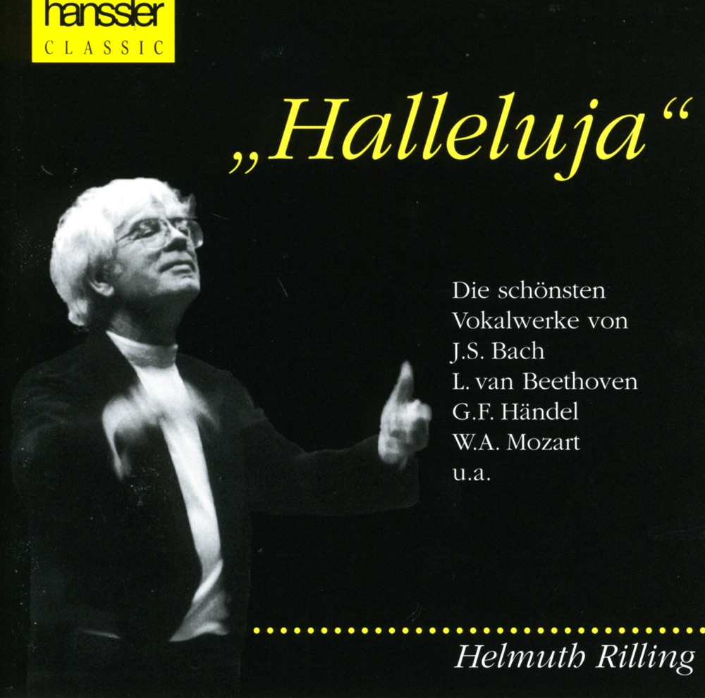 Обложка альбома «Halleluja» — Helmuth Rilling, Oregon Bach Festival Chamber Orchestra, Gächinger Kantorei Stuttgart, Stuttgart Bach Collegium, Frankfurt Kantorei, Stuttgart Radio Symphony Orchestra, Stuttgart Chamber Orchestra, Oregon Bach Festival Women's Chorus, Oregon Bach Festival Orchestra & Prague Philharmonic Chorus