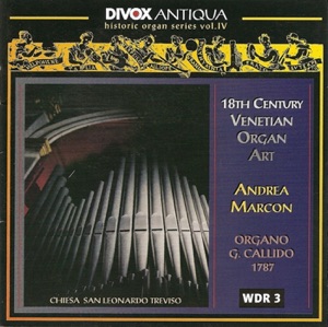 Organ Music - Pescetti, G. - Galuppi, B. - Paganelli, G. - Cervellini, G. - Valeri, G. (Historic Organ Series, Vol. 4)