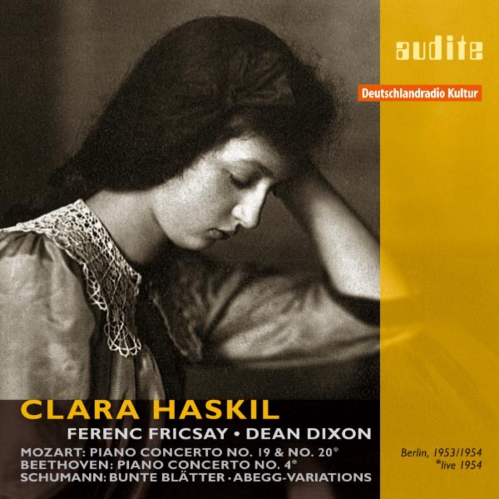 Обложка альбома «Clara Haskil Plays Mozart, Beethoven and Schumann (The Complete RIAS Recordings, Berlin 1953 & 1954)» — Clara Haskil, RIAS Symphonie-Orchester, Ferenc Fricsay & Dean Dixon