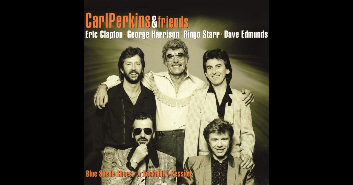 ジョージ•ハリスン　Carl Perkins エリック•クラプトン G.Harrison, Carl Perkins & Eric Clapton, mid 80s. : r/beatles