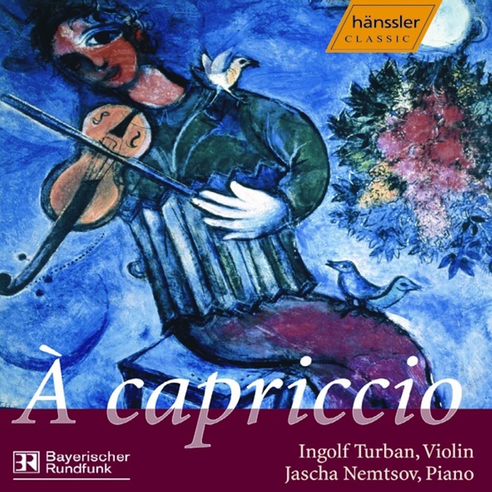 Обложка альбома «Paganini - Achron: 24 Caprices (Excerpts) - Achron: Suite Bizarre» — Jascha Nemtsov & Ingolf Turban
