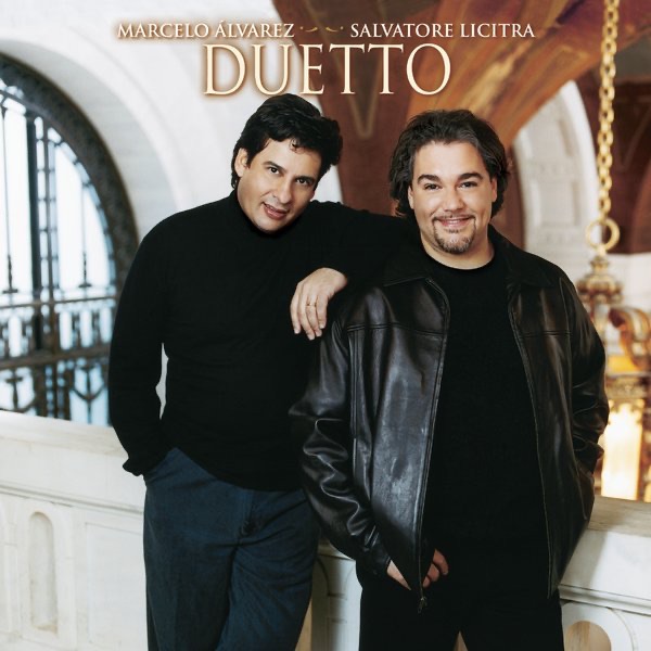 Обложка альбома «Duetto (Italian Version)» — Marcelo Álvarez, Salvatore Licitra, The City of Prague Philharmonic Orchestra & The Kühn's Choir