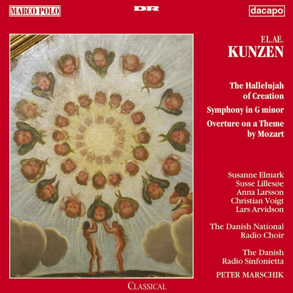 Обложка альбома «Kunzen: The Hallelujah of Creation» — Susanne Elmark, Danish National Radio Choir, Peter Marschik & Danish National Symphony Orchestra