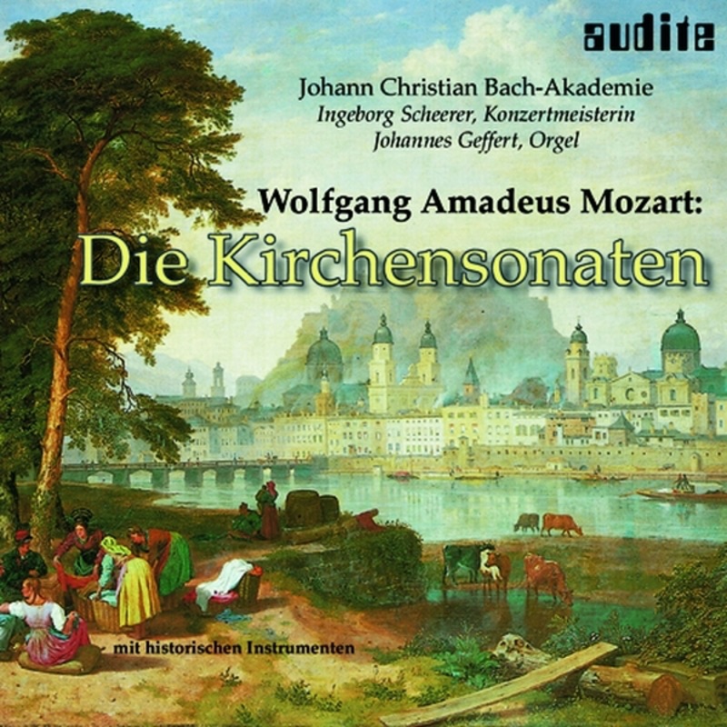 Обложка альбома «Mozart: Die Kirchensonaten (Church Sonatas)» — Ingeborg Scheerer, Johann Christian Bach-Akademie & Johannes Geffert
