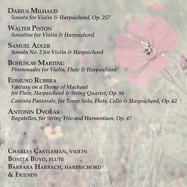 Milhaud, Adler, Rubbra & Dvořák: Chamber Music
