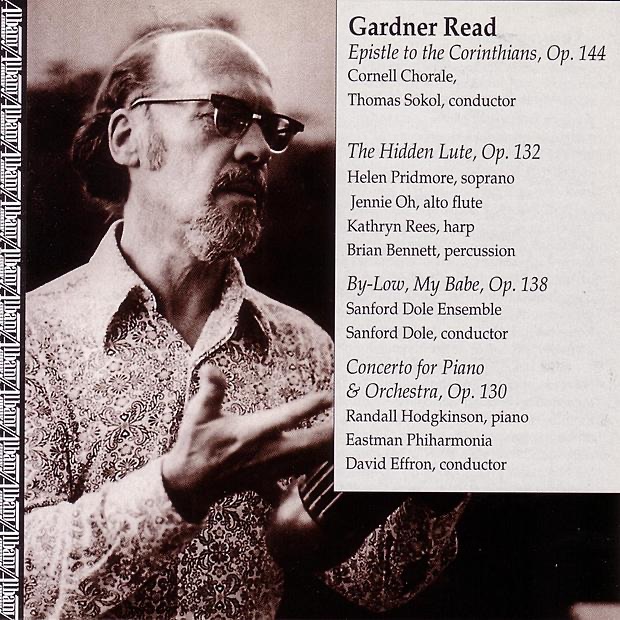 Обложка альбома «The Music of Gardner Read» — Cornell Chorale, Brass Choir and Organ & Thomas Sokol