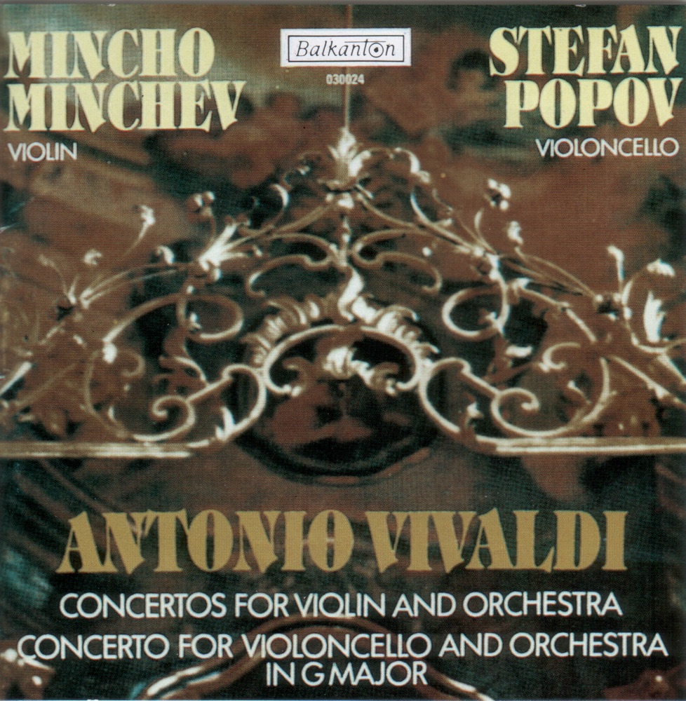 Обложка альбома «Vivaldi: Concertos for Violin and Orchestra, Concerto for Violoncello and Orchestra in G Major» — Mincho Minchev & Stefan Popov