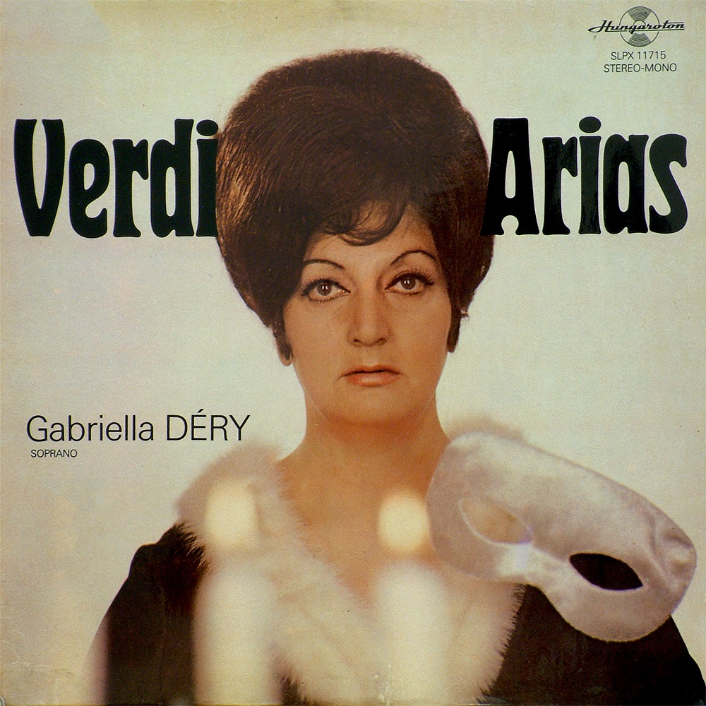 Обложка альбома «Déry Gabriella Verdi áriákat énekel I.» — Gabriella Déry