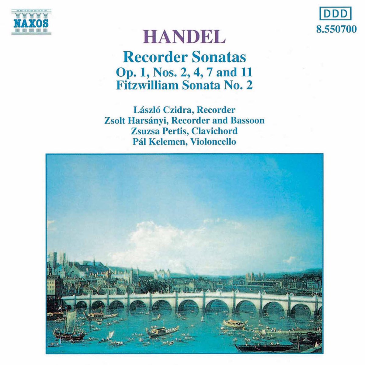 ‎Handel Recorder Sonatas, Op. 1, Nos. 2, 4, 7 and 11 Album by László