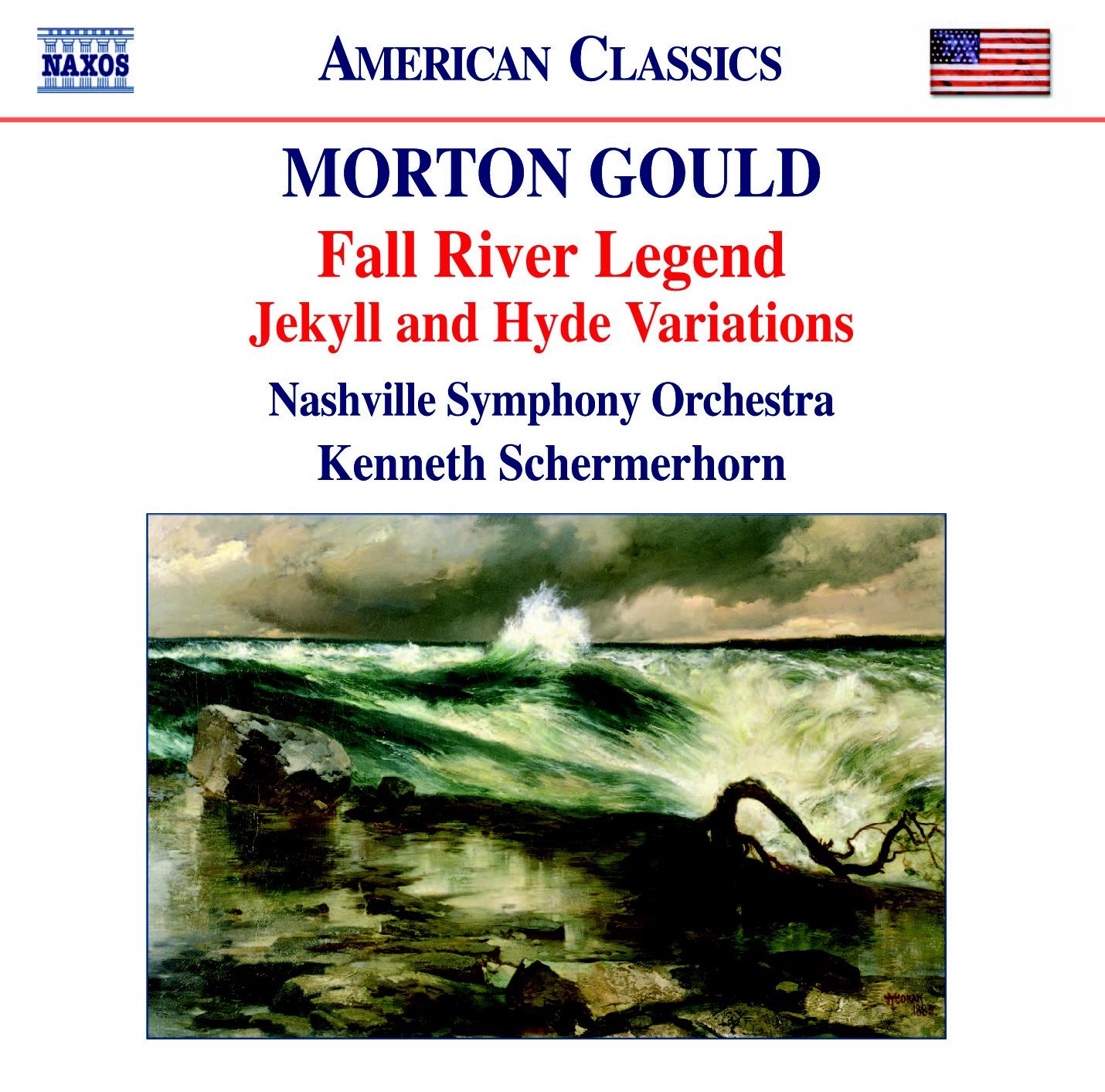 Gould: Fall River Legend by Kenneth Schermerhorn & Nashville Symphony album cover