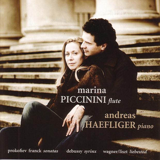 Обложка альбома «Prokofiev & Franck: Sonatas - Debussy: Syrinx - Wagner/Liszt: Liebestod» — Andreas Haefliger & Marina Piccinini