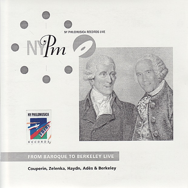Обложка альбома «From Baroque to Berkeley Live» — New York Philomusica, Gerard Reuter, Andrew Clark, Katrina Russell, Christopher Oldfather, Katharina Grossmann, Leslie Tomkins, Gerald K. Appleman & Gail Kruvand