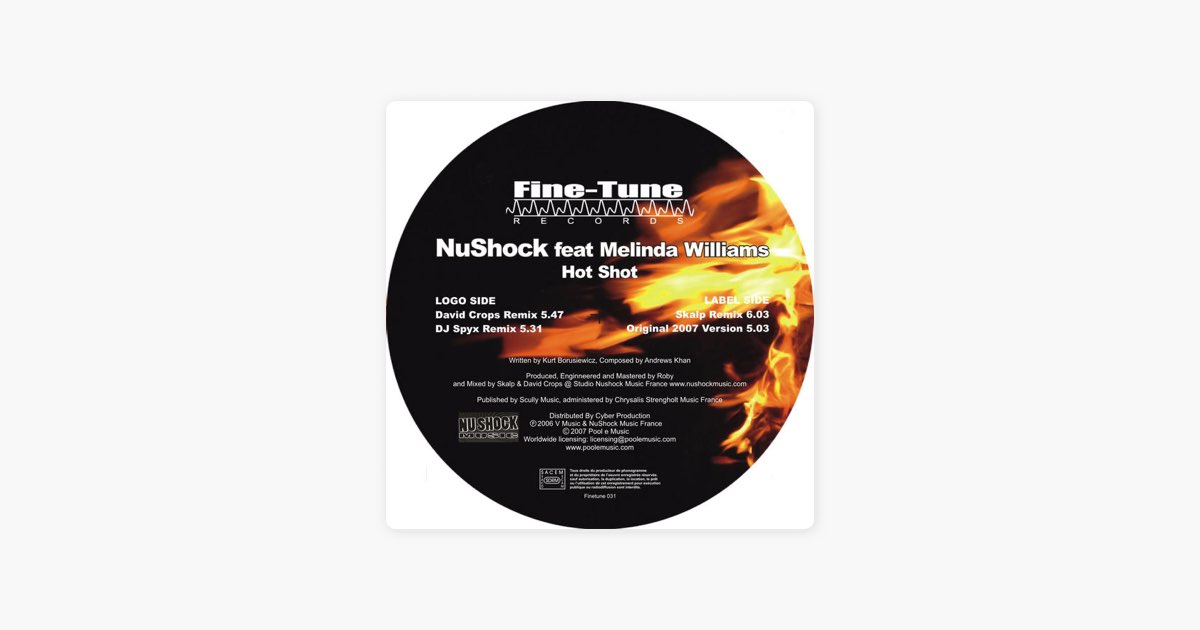 Hot Shot - Nushock, Melinda Williamsのアルバム - Apple Music