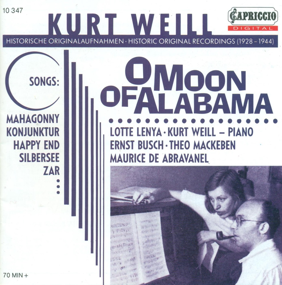 Обложка альбома «Weil: Songs» — Lotte Lenya & Kurt Weill
