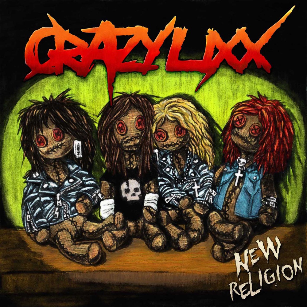 New Religion by Crazy Lixx album cover
