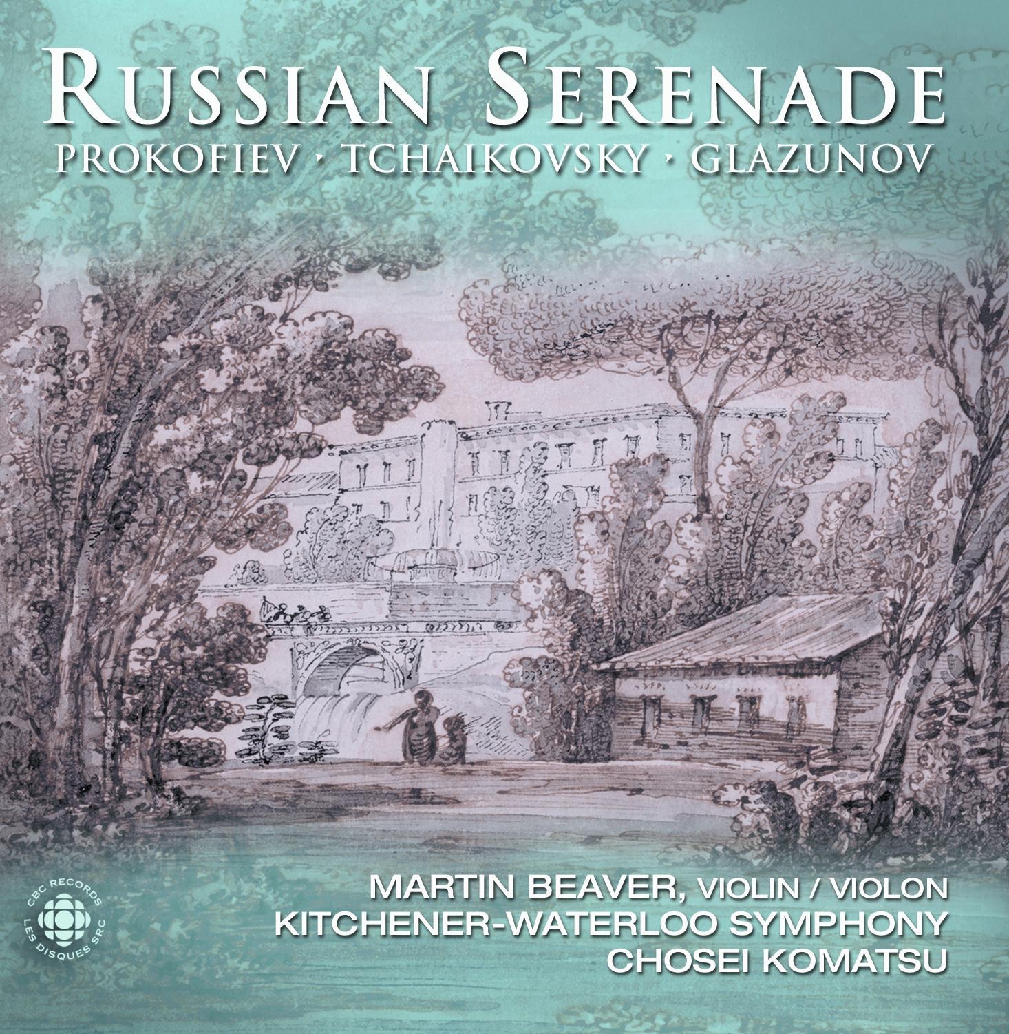 Prokofiev - Glazunov: Violin Concertos by Kitchener-Waterloo Symphony, Chosei Komatsu & Martin Beaver album cover