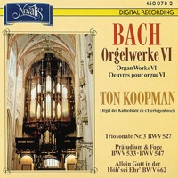 Ton Koopman - Präludium und Fuge E-Moll BWV 533: Allein Gott In Der Höh´ Sei Ehr´ (BWV 662)