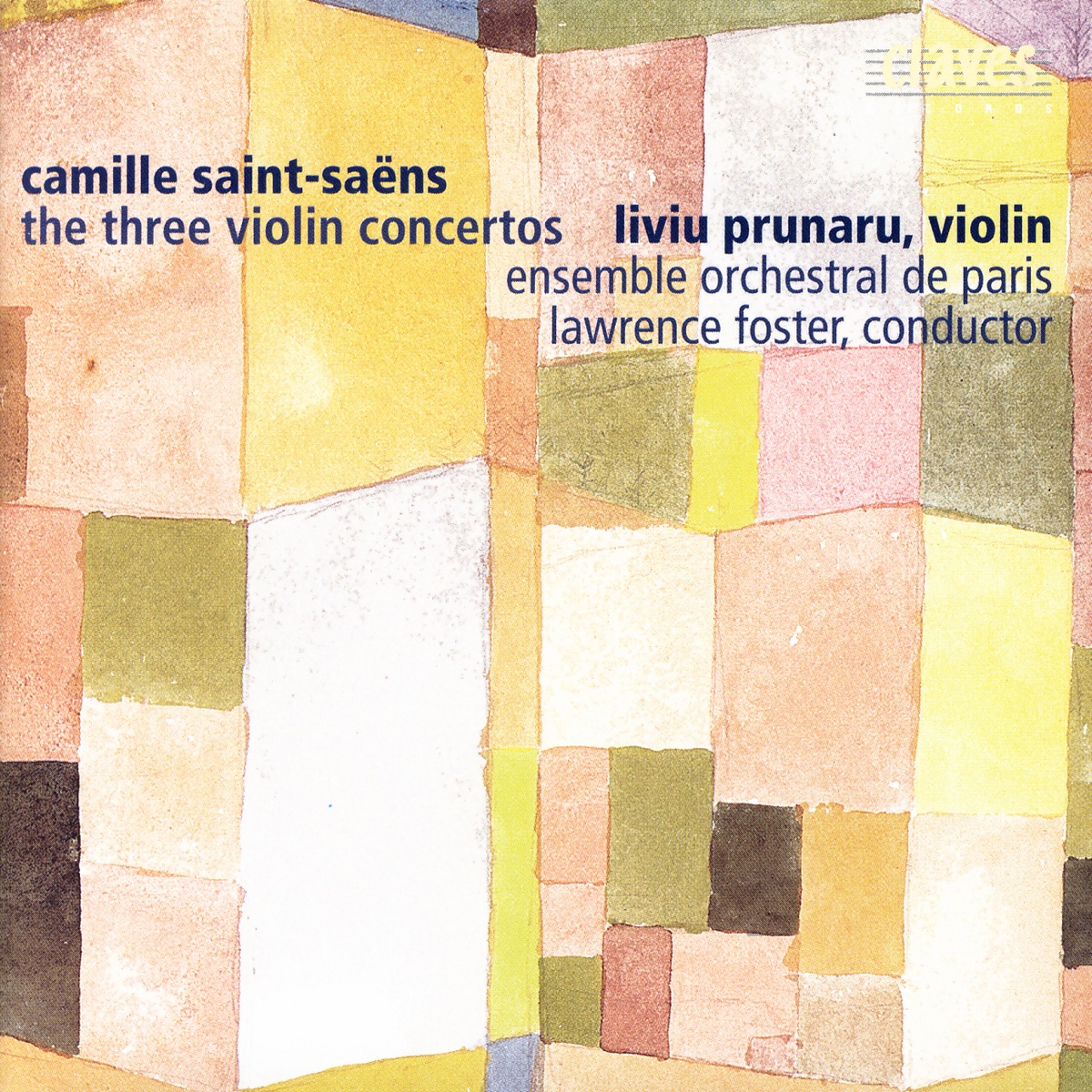 Saint-Saëns: The Three Violin Concertos cover art