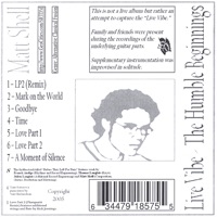 Live Vibe - The Humble Beginnings - Matthew Shell