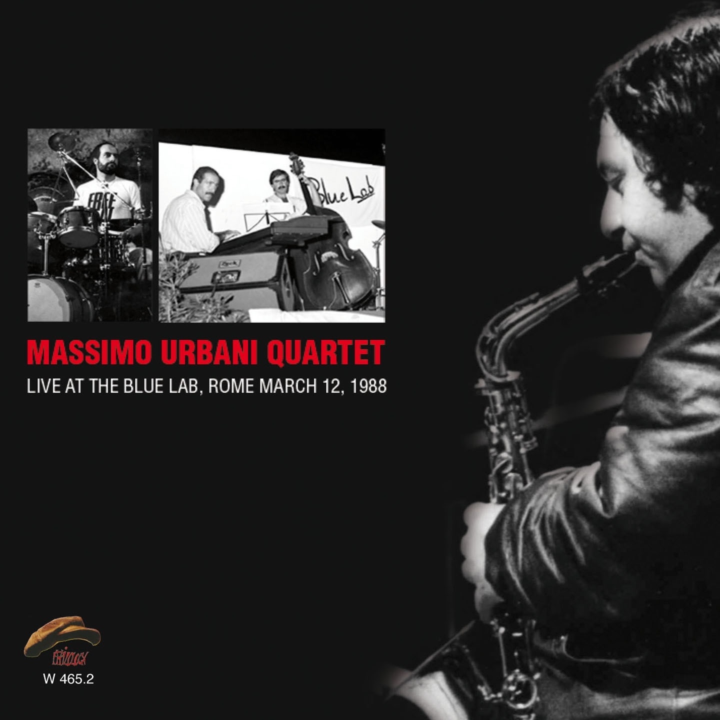 Live at the Blue Lab, Rome March 12, 1988 by Massimo Urbani Quartet album cover