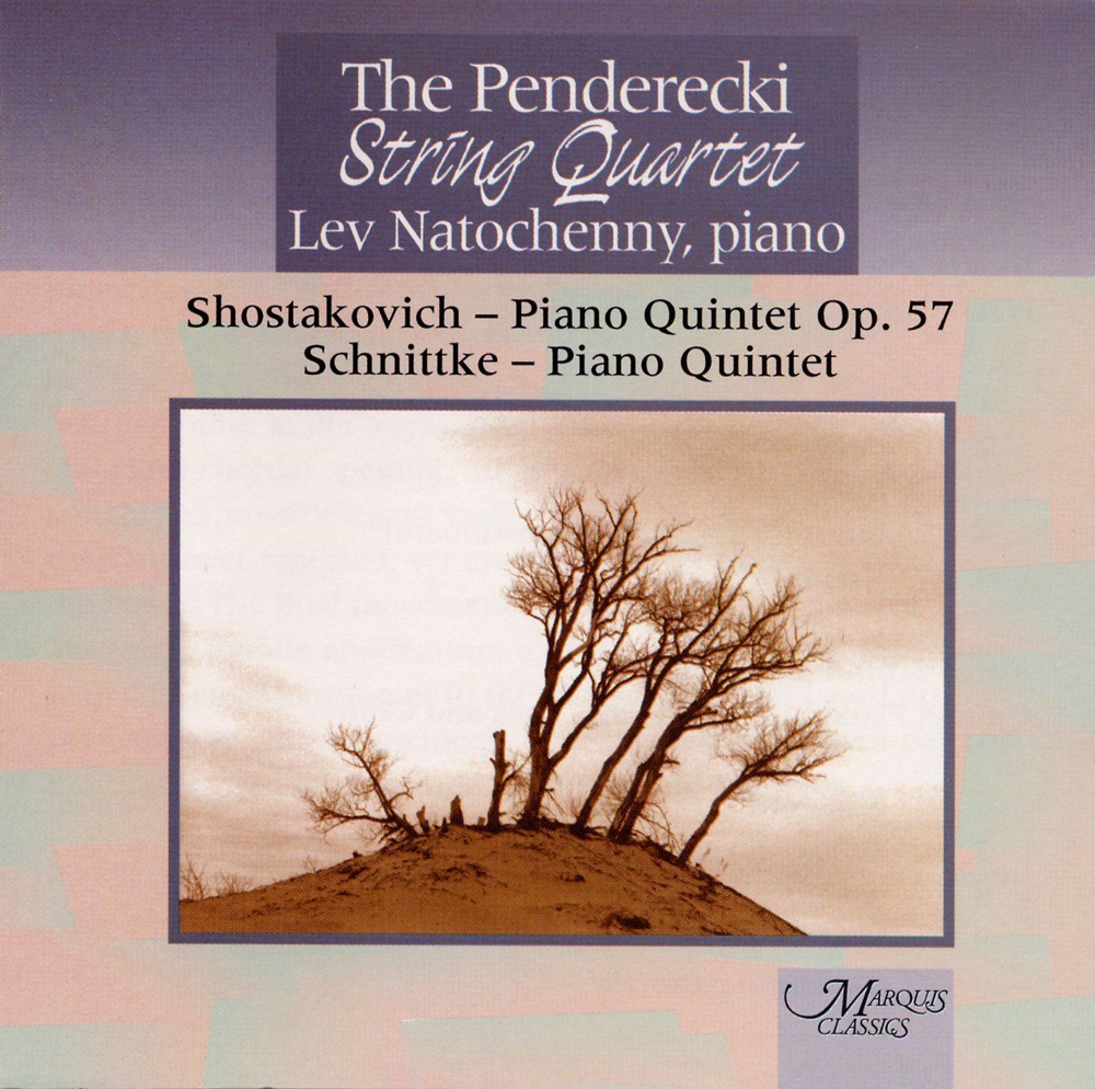 Обложка альбома «Shostakovich: Piano Quintet In G Minor Op. 57 - Schnittke: Piano Quintet» — Alfred Schnittke, Lev Natochenny & Penderecki String Quartet