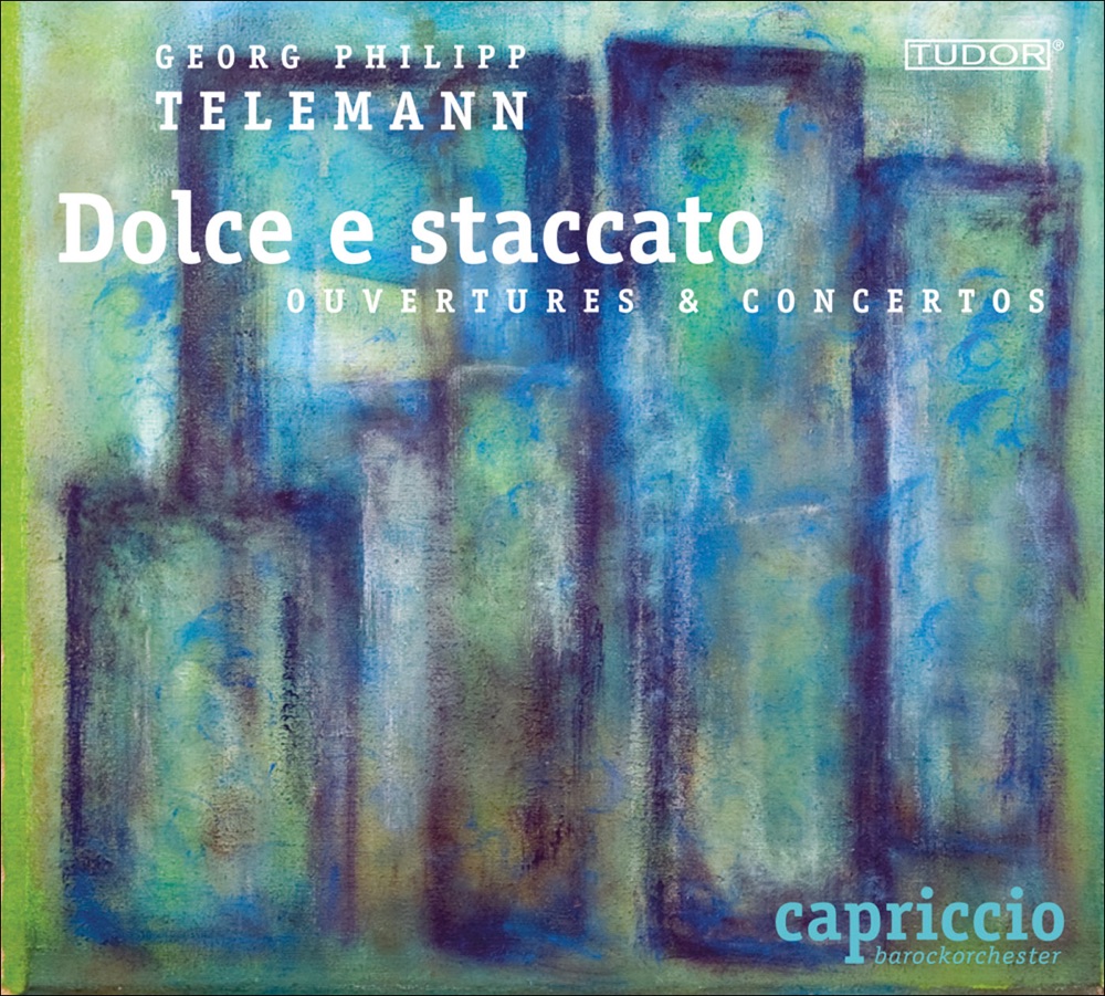 Обложка альбома «Telemann: Overtures and Concertos» — Capriccio Basel Baroque Orchestra, Karel Valter, Eva Borhi, Christoph Rudolf & Dominik Kiefer