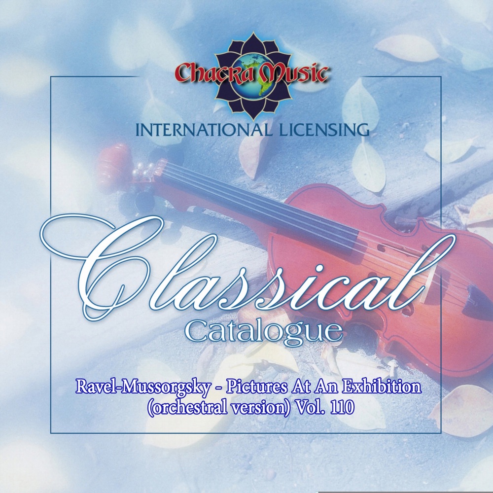 Обложка альбома «Ravel-Mussorgsky - Pictures At an Exhibition (orchestral Version) Vol. 110» — Moscow RTV-Symphony Orchestra