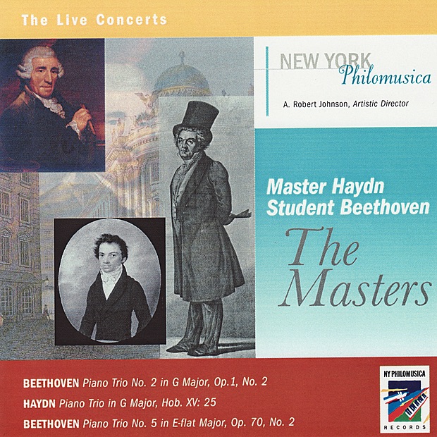 Обложка альбома «The Masters» — New York Philomusica, Jerome Lowenthal, Naoko Tanaka & Gregory Hesselink