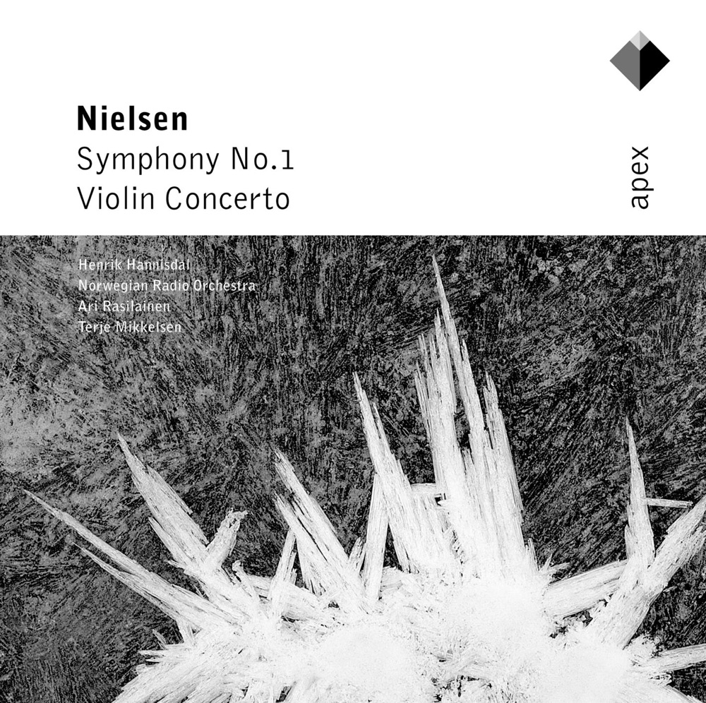 Обложка альбома «Nielsen: Symphony No. 1, Violin Concerto» — Ari Rasilainen, Henrik Hannisdal, Norwegian Radio Orchestra & Terje Mikkelsen