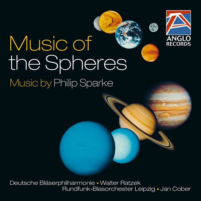 Обложка альбома «Music of the Spheres» — Deutsche Bläserphilharmonie, Rundfunk-Blasorchester Leipzig, Walter Ratzek & Jan Cober