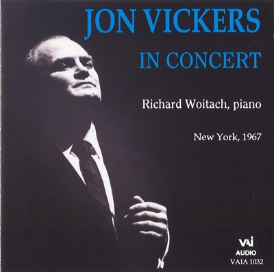 Jon Vickers in Concert (Live in New York, 1967)