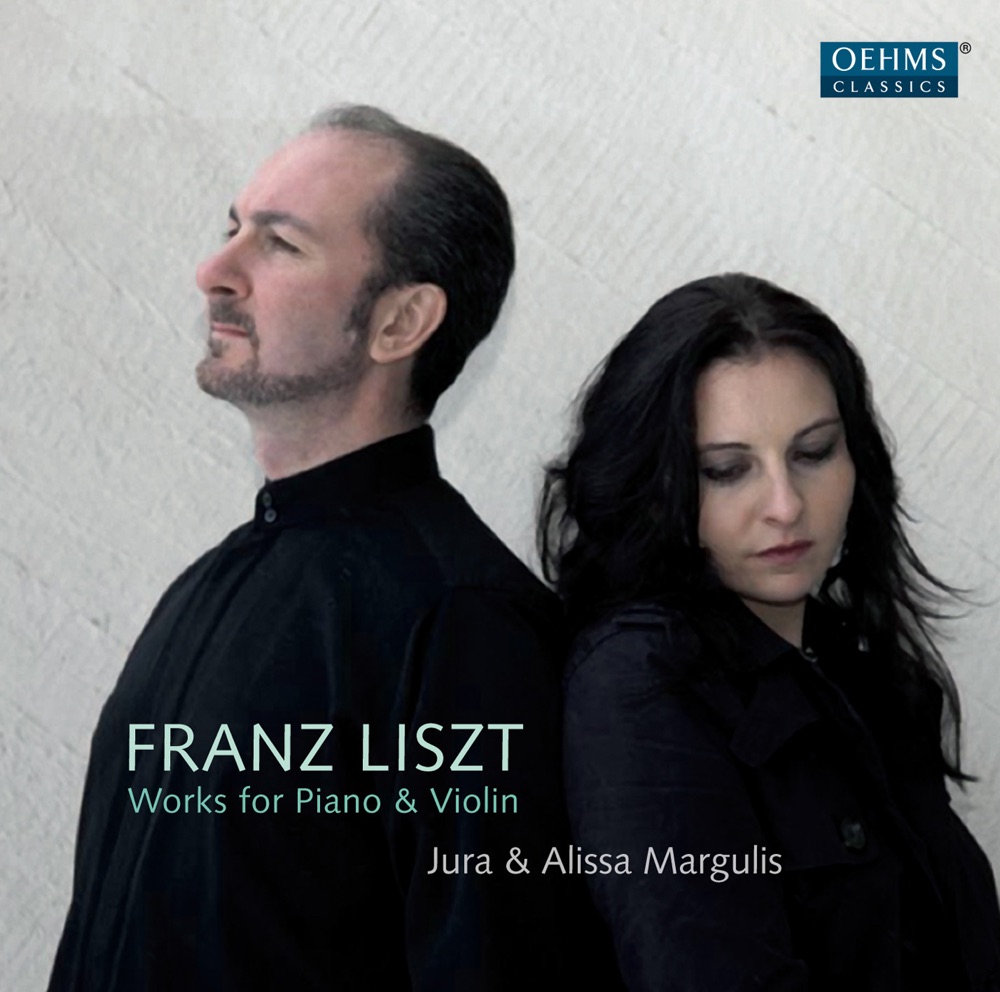 Обложка альбома «Liszt: Works for Piano & Violin» — Jura Margulis & Alissa Margulis