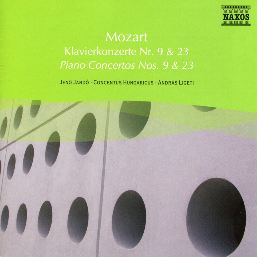 Обложка альбома «Mozart: Piano Concertos Nos. 9 and 23» — Jenő Jandó, András Ligeti, Concentus Hungaricus & Mátyás Antal